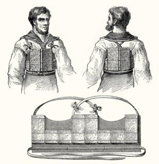 Life jackets from the the 19th century