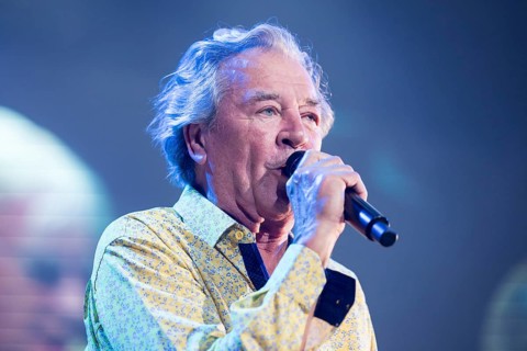Ian Gillan, singer of Deep Purple live on 1 More Time Tour at the Max-Schmeling-Halle in Berlin on
