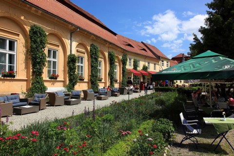 Brukenthal summer residence, late Baroque palace complex, in Avri, Freck, Transylvania, Romania