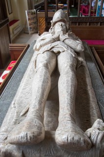 Tomb of Sir Roger Tocotes died 1492, fifteenth century chantry chapel, Church of Saint Nicholas,