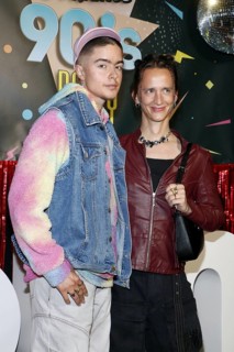 Gialu Simoniti and Gazelle Vollhase, MESSIAH SUPERSTAR, Photo Call for the premiere of the Sat1 and