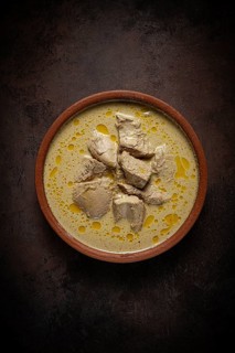 Satsivi, chicken in walnut sauce Baghe, cold dish, Georgian cuisine, homemade, no people