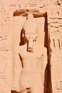 Statue of Ramesses II, Temple of Hathor or Temple of Nefertari, Abu Simbel Temple, UNESCO World