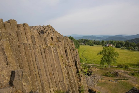 Panska skala, (Mansion/Manor Rock) also called the Varhany (Organ) is an unobtrusive hillock close