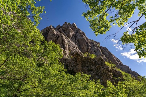 The Velika Paklenica Gorge in Paklenica National Park, Croatia