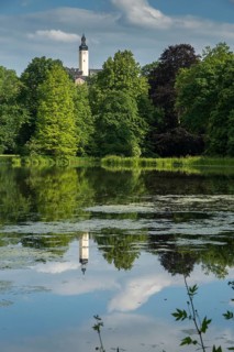 Elsteral, Germany, Greiz, Greizer Park, Upper Castle, Thuringia, Cultivated Landscape, High Size,