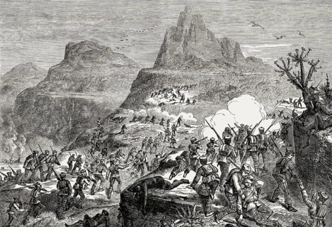 Scene from the Cape Frontier Wars, South Africa