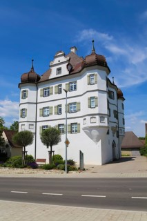 Bernstadt Castle, today municipal administration and local history museum, symmetrical baroque