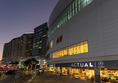 Cancun, Mexico, 20 December, 2020: Cancun Shopping Mall in city center near hotel Zone