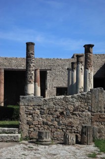 On the Via della Fortuna, Pompeii, Campania, Italy