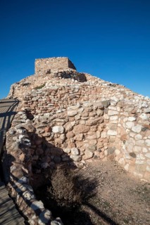 Clarkdale, Arizona - Tuzigoot National Monument. The park preserves the remains of a Southern