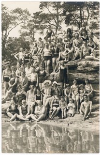 Bömisch-Leipa, Macha Lake, Bohemia, Ceskalipa, Czech Republic, bathing, swimwear, woman, men,