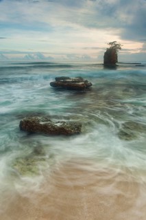 After shooting some wider scenes of this beautiful beach in Costa Rica's Gandoca-Manzanillo