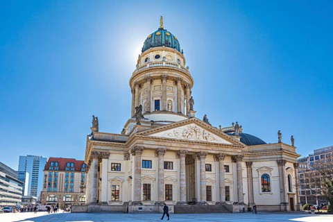 German Cathedral on the Gendarmenmarkt in Berlin, Germany