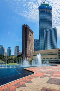 Skyline of Central Business District of Kuala Lumpur, Malaysia