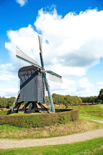 Windmill, Fortress, Bourtange, Netherlands