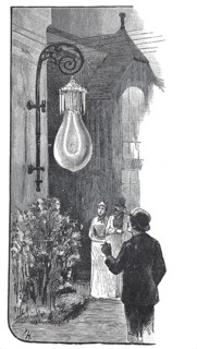 Exhibition on accident prevention in Berlin 1889, incandescent light, incandescent lamp, digital