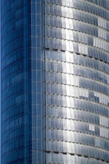 The Posttower, corporate headquarters of Deutsche Post, high-rise building in Bonn, North