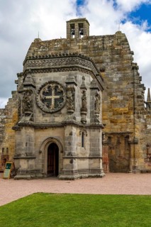 Used as a film set for The Da Vinci Code, the octagonal porch and bell tower of the 15th century