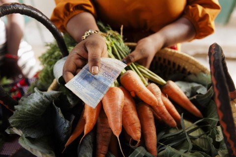 Sale of vegetables in Beo-Noree, 04.03.2024.photographed on behalf of the Federal Ministry for