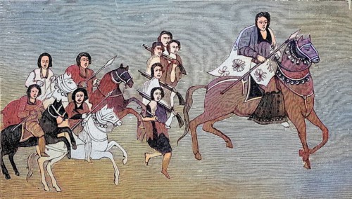 Abyssinia, Abyssinian prince travelling, 1869, today Ethiopia, Historical, digitally restored