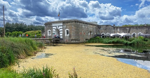 Fort van Liezele, best conserved fortress of the fortified area of Antwerp, now WW1 museum near
