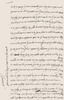 Handwritten letter by James VI and I, James Charles Stuart, 1566 – 1625, King of England, Scotland