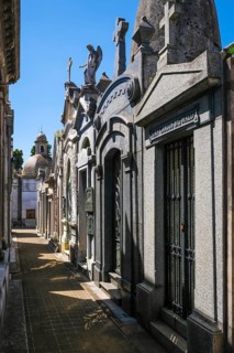 Buenos Aires, Argentina, La Recoleta cemetery is located in the Recoleta district of the same name,