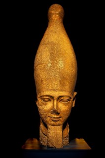 Head of a colossal statue of Ramses II, from the exhibition: Ramses the Great and the Gold of the
