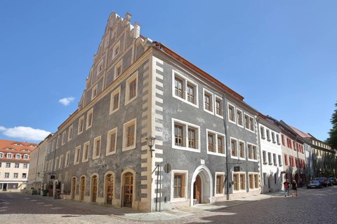 Restaurant Funkenhöfchen, Stufengiebel, Pirna, Saxon Switzerland, Saxony, Germany