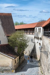 The historic rampart of the completely preserved, approx. 2.7 kilometers long city wall in the old