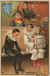 Series Stories of Pierrot, as thief, long finger, sentenced to a punishment on the court bench,