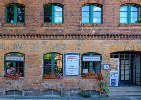 Building of the Stralsund Traditionsverein e.V. with costume rental, heritage-protected building