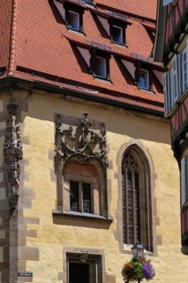 Collegiate church zu St. Georg, Protestant parish church, church, sacred building, window, detail,