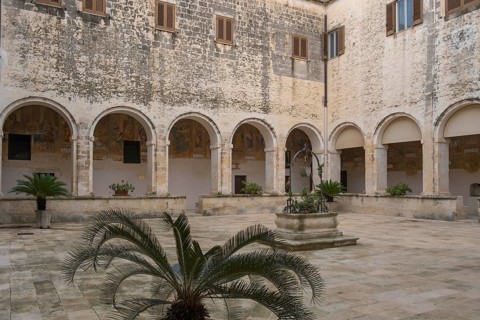 Cloister of the Basilica of Santa Caterina d'Alessandria, Franciscan church, Galatina, Province of