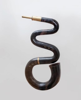 A serpent, brass instrument, 19th century
