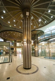 Strohsack-Passage, shopping arcade, passage, building, interior view, Leipzig, Saxony, Germany