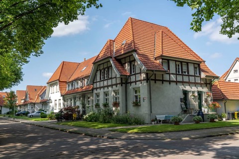 Workers' housing estate Gartenstadt Welheim in Bottrop