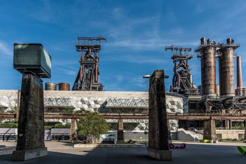 Former steelworks, Belval, Esch-sur-Alzette, Luxembourg