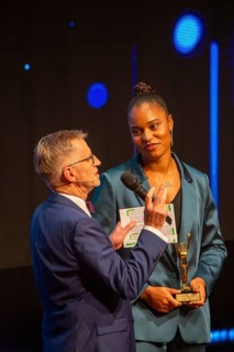 Rose garden Mannheim: Award Night 2024 / Rhine-Neckar Sport Award. Picture: Yemisi Ogunleye,