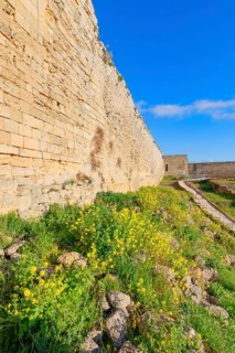 Lombardia Castle interior walls, Enna, Siclly, Italy