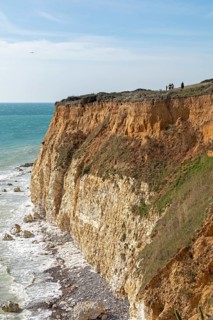 Cliffs at Cuckmere Haven, Seven Sisters, East Sussex, England, Great Britain