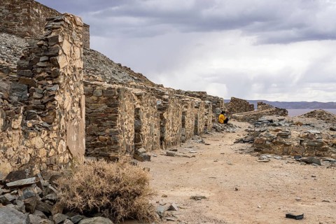 Abandoned mine of Salar del Hombre Muerto, Incahuasi, Catamarca Province, Argentina