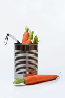 Tinned carrots