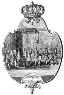 Coronation of King Friederich I, Koenigsberg, Russia, Historische Zeichnung, Feier zur Krönung von