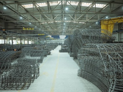 Production of segments for the Brenner Base Tunnel, Zenzendorf, Tyrol, Austria
