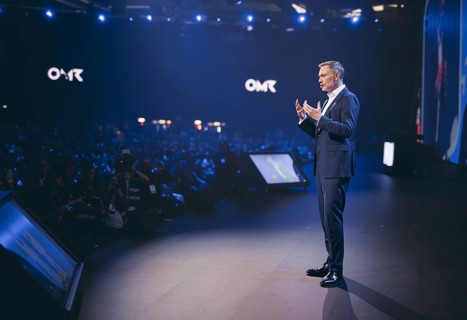 Christian Lindner (FDP), Federal Minister of Finance, photographed at the OMR Festival (Online
