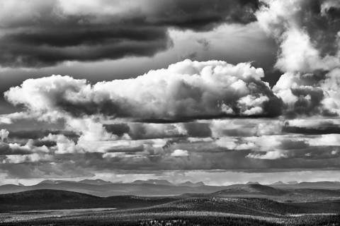 View of the Fjällkette, Gällivare, Norrbotten, Lapland, Sweden, August 2026