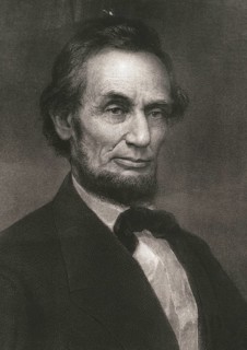 Abraham Lincoln (born 12 February 1809 near Hodgenville, died 15 April 1865 in Washington, D.C.)