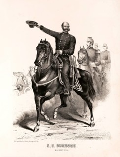 Ambrose Everett Burnside (born 23 May 1824 in Liberty, Union County, Indiana, died 13 September